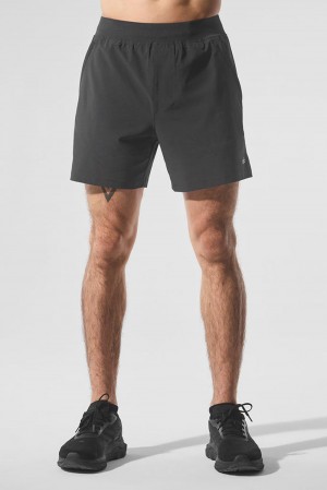 Alo Yoga 5" Repetition Miesten Shortsit Anthracite | Suomi 7419-EHNQX