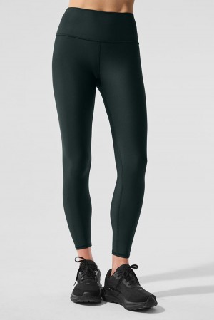 Alo Yoga 7/8 High-Waist Airlift Naisten Leggings Vihreä | Suomi 9632-UIFGB