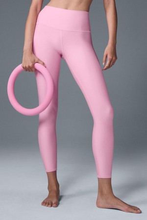 Alo Yoga 7/8 High-Waist Airlift Naisten Leggings Pinkki | Suomi 5087-KFEBT