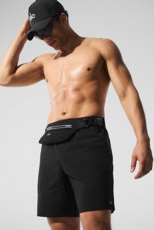 Alo Yoga 7" Repetition Miesten Shortsit Mustat | Suomi 3806-GHIDY