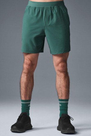 Alo Yoga 7" Repetition Miesten Shortsit Winter Ivy | Suomi 0865-ZQJAK