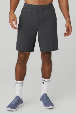 Alo Yoga 9" Repetition Miesten Shortsit Anthracite | Suomi 5203-RBLYE