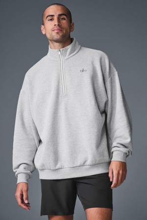 Alo Yoga Accolade 1/4 Zip Miesten Villapusero Harmaat | Suomi 7861-OHGLW