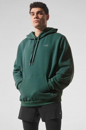 Alo Yoga Accolade Miesten Huppari Winter Ivy | Suomi 1408-QHJMG