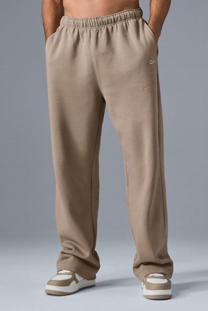 Alo Yoga Accolade Straight Leg Miesten Collegehousut Gravel | Suomi 7654-AGZNW