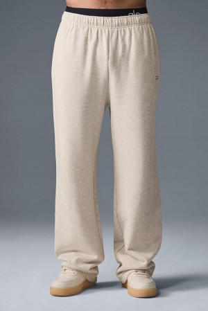 Alo Yoga Accolade Straight Leg Miesten Collegehousut Oatmeal Heather | Suomi 1658-SXYVZ