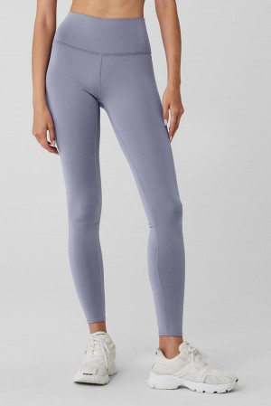 Alo Yoga Airlift Winter Warm High-Waist Naisten Leggings Fog | Suomi 4716-IORMU