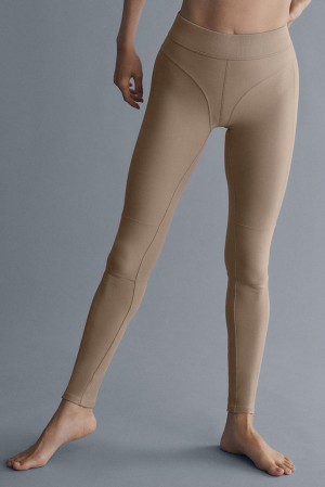 Alo Yoga Alosoft High-Waist Head Start Naisten Leggings Gravel | Suomi 7159-JEOWH