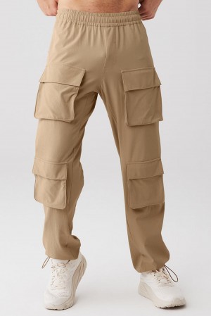 Alo Yoga Cargo Venture Miesten Housut Gravel | Suomi 9523-HIVQG