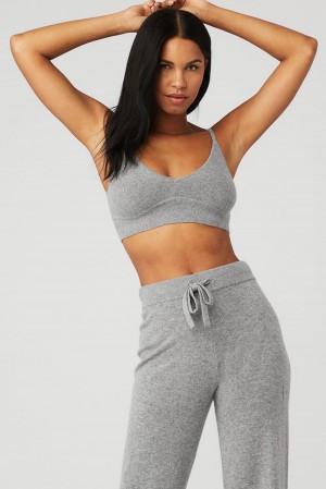 Alo Yoga Cashmere Jet Set Naisten Urheiluliivi Harmaat | Suomi 8954-XPNRD