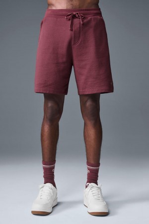 Alo Yoga Chill Miesten Shortsit Viininpunainen | Suomi 7358-EZQCK