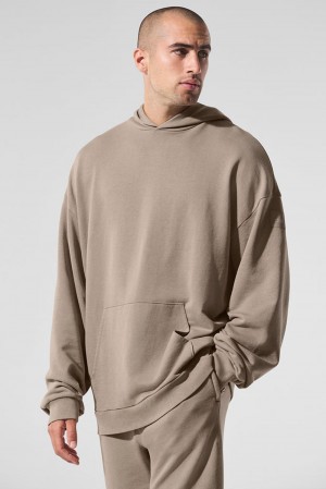 Alo Yoga Chill Vintage Wash Miesten Huppari Pesu | Suomi 7830-GBMCT