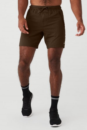 Alo Yoga Conquer Reform Miesten Shortsit Espresso | Suomi 4053-HNLYF