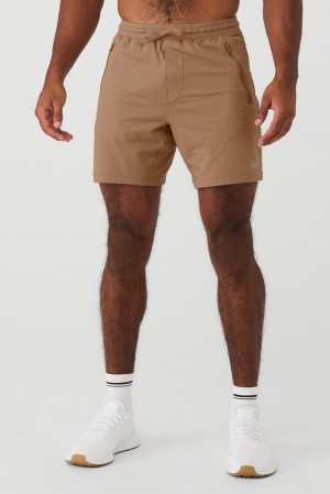Alo Yoga Conquer Reform Miesten Shortsit Gravel | Suomi 3618-KUWMS