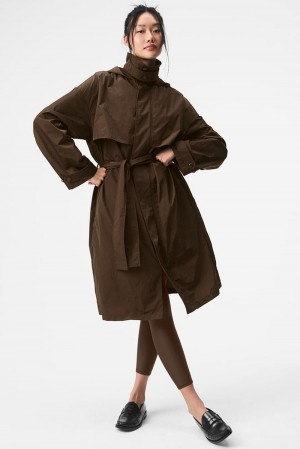 Alo Yoga Crinkle On The Move Naisten Trenssi Espresso | Suomi 8162-QEOML