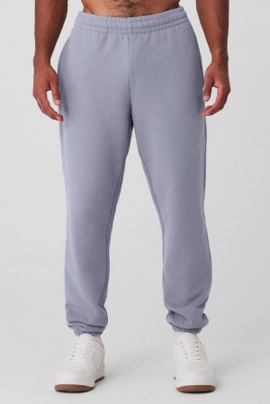 Alo Yoga Cuffed Renown Heavy Weight Miesten Collegehousut Fog | Suomi 5218-FSXGQ