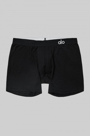Alo Yoga Day and Night Miesten Boxer Mustat | Suomi 2149-RLPYK