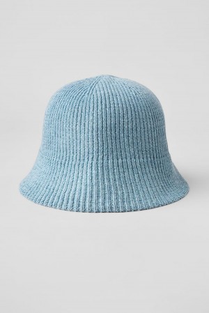 Alo Yoga Denim Knit Naisten Cloche Sininen Tummansininen | Suomi 7210-SUCFR