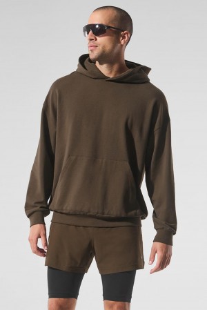 Alo Yoga Double Take Miesten Huppari Espresso | Suomi 9874-HNQCB