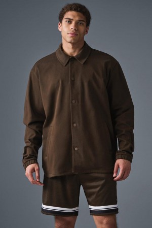 Alo Yoga Edition Sueded Miesten Takit Espresso | Suomi 7302-NJZST