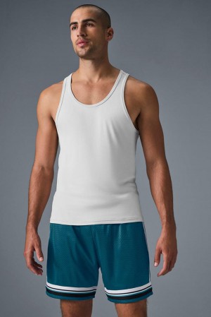 Alo Yoga Everyday Modal Rib Miesten Juoksupaidat Valkoinen | Suomi 3864-NLOWD