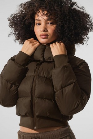 Alo Yoga Foxy Naisten Takit Espresso | Suomi 6307-UQCKB