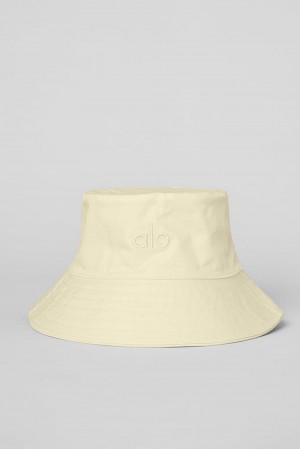 Alo Yoga Fundamental Naisten Bucket Hattu Sitruuna | Suomi 8903-VIBUM