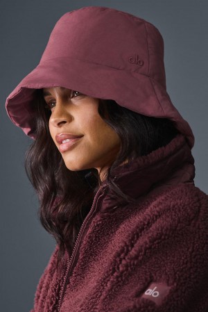 Alo Yoga Good Shade Miesten Bucket Hattu Viininpunainen | Suomi 9617-QKUMC