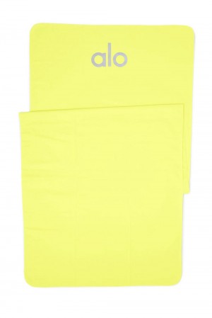 Alo Yoga Grounded No-Slip Naisten Pyyhe Highlighter | Suomi 2549-ZSTMI