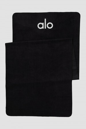 Alo Yoga Grounded No-Slip Naisten Pyyhe Mustat | Suomi 6489-RSXNI