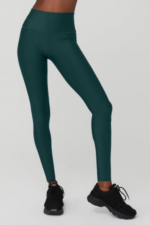 Alo Yoga High-Waist Airlift Naisten Leggings Vihreä | Suomi 1950-IMVZG