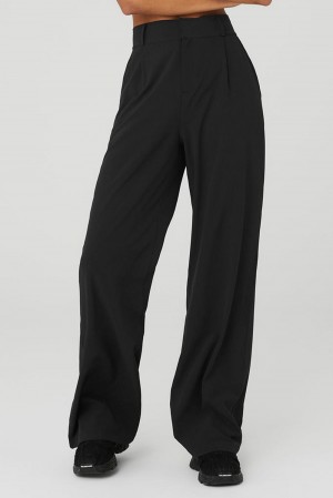 Alo Yoga High-Waist Dreamscape (Long) Naisten Housut Mustat | Suomi 1579-GPEBL