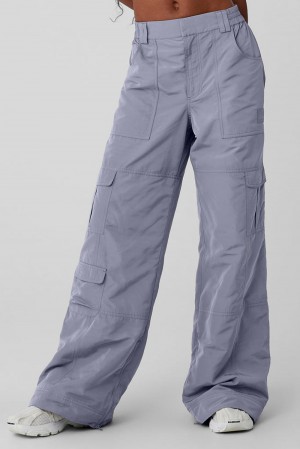 Alo Yoga High-Waist Ski-Moto Naisten Housut Fog | Suomi 7341-DBCZA