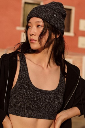 Alo Yoga Marl Sweater Naisten Urheiluliivi Mustat | Suomi 7381-JNOYI