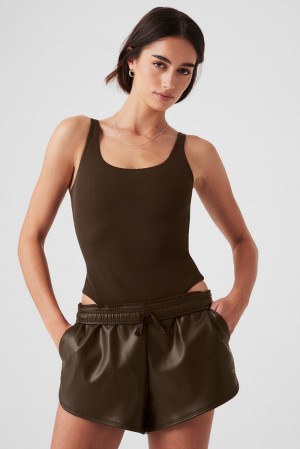Alo Yoga Mesh Sheer Illusion Naisten Body Espresso | Suomi 6179-GJHPC