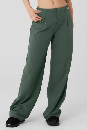 Alo Yoga Mid-Rise Showdown Naisten Housut Tumman | Suomi 8651-YJXOW