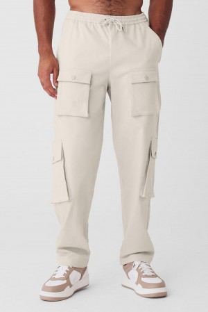 Alo Yoga Northstar Cargo Miesten Housut Bone | Suomi 7521-IGWOU