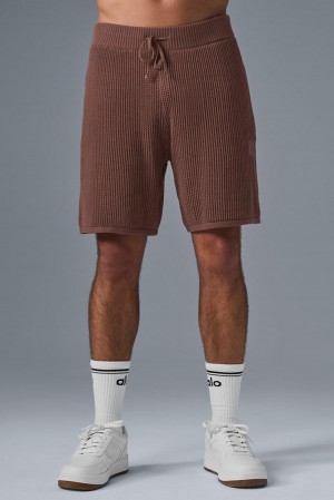 Alo Yoga Open-Knit Miesten Shortsit Chestnut | Suomi 9063-RTUXP
