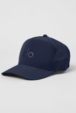 Alo Yoga Performance District Miesten Trucker Lippis Laivastonsininen | Suomi 6234-PAGCI