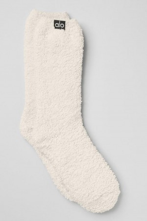 Alo Yoga Plush Lush Naisten Sukat Ivory | Suomi 0237-HAEZW