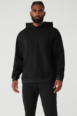 Alo Yoga Renown Heavy Weight Miesten Huppari Mustat | Suomi 4126-QJTLN
