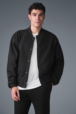 Alo Yoga Renown Varsity Miesten Takit Mustat | Suomi 7690-FOLAB