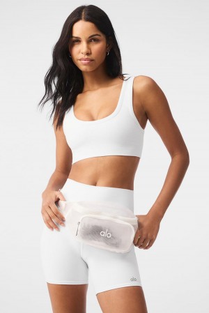 Alo Yoga Sheer Fanny Pack Naisten Bum Bags Valkoinen | Suomi 2536-AISXZ