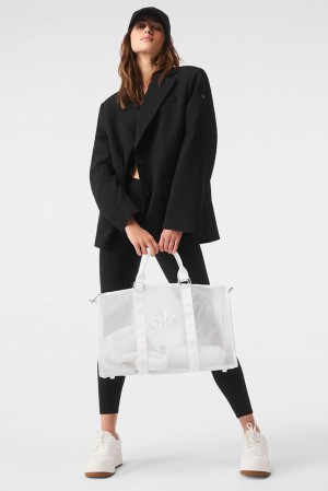 Alo Yoga Sheer Naisten Duffle Laukku Valkoinen | Suomi 2083-RTOVW