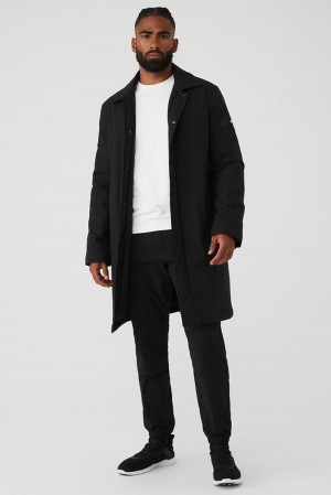 Alo Yoga Signature Miesten Overcoats Mustat | Suomi 1258-TBVWD
