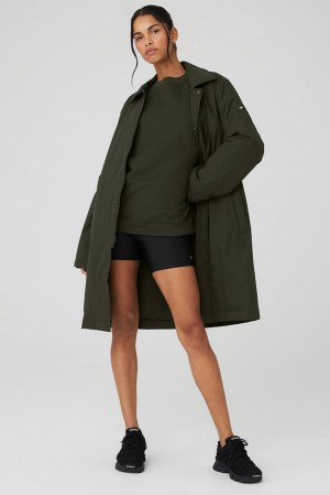 Alo Yoga Signature Naisten Overcoats Vihreä | Suomi 0518-BAVIR