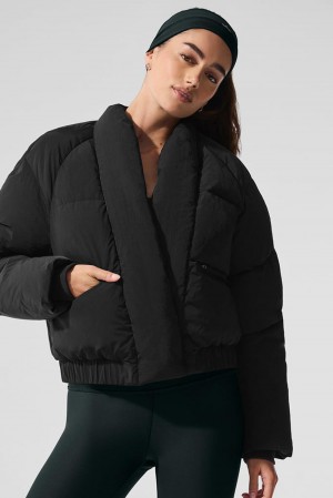 Alo Yoga Stargazing Naisten Puffer Takki Mustat | Suomi 0578-HRPZX