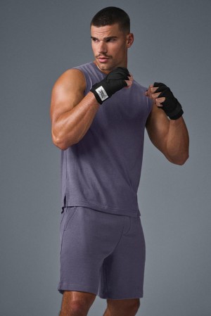 Alo Yoga The Triumph Muscle Miesten Juoksupaidat Italian Plum | Suomi 7250-TDJVO