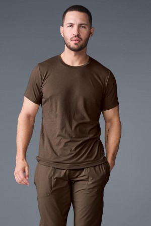 Alo Yoga Triumph Miesten Juoksupaidat Espresso | Suomi 8942-HZXQG