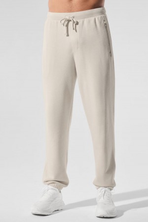 Alo Yoga Triumph Restore Miesten Collegehousut Bone | Suomi 6023-XYVQJ